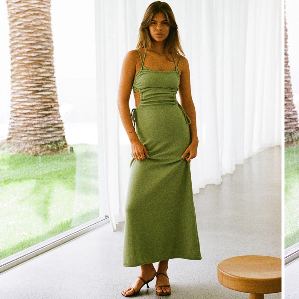 SABO Skirt Green Dress